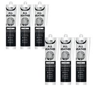 Bond It Rain-Mate All Weather Sealant - 6X Clear, 285Ml - Flexible - Waterproof & Weatherproof Roof Sealant - Excellent Adhesion
