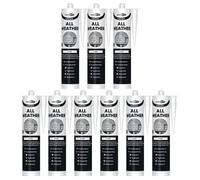 Bond It Rain-Mate All Weather Sealant - 9X Clear, 285Ml - Flexible - Waterproof & Weatherproof Roof Sealant - Excellent Adhesion