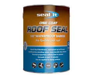 Bond It Roof Seal Liquid Membrane - Black, 5L | Hybrid Waterproof Roof Coating for Flat & Pitched Roofs | Flexible Leak Repair Sealant for Gutters - Flashing - Concrete - Metal - Felt & Roofing Panels