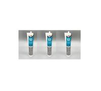 Bond It S3 Bathroom Sanitary Premium Grade Silicone Translucent 310Ml Pack Of 3