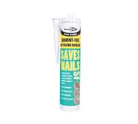Bond It Saves Nails SOLVENT FREE Bond it Instant Grab Adhesive Gap Fix It Mate Tube EU3 White Joint Filler Glue For Wood Brick Metal