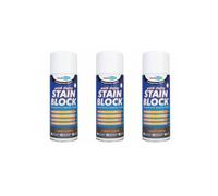 Bond It Stain Block Spray White Satin 400Ml Bdsb400 - Pack Of 3