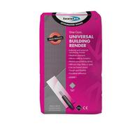 Bond It Universal Building Render One Coat Pre-Mixed Sand Lime Cement Grey 25Kg.