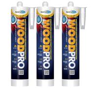 Bond It WOOD PRO Hybrid Polymer Wood Floor Adhesive - 3x Buff, 285ml | Solvent-Free - & Flexible Wood Adhesive | Moisture-Resistant Silicone Suitable for Parquet - Laminate & Underfloor Heating