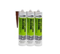 Bond-It WP100 Neutral Cure Silicone Oxime Sealant (x 3) - Rosewood