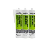 Bond-It WP100 Neutral Silicone Sealant (3 Pack) - Agate Grey