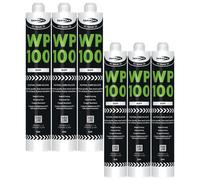 Bond It Wp100 Premium Neutral Cure Oxime Silicone Sealant - 6X Eu4 Brown, 380Ml - Mould-Resistant - Flexible Building Sealant