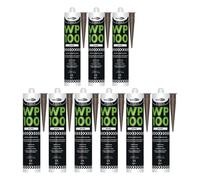 Bond It Wp100 Premium Neutral Cure Oxime Silicone Sealant - 9X Eu3 Brown, 285Ml - Mould-Resistant - Flexible Building Sealant