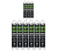 Bond It Wp100 Premium Neutral Cure Oxime Silicone Sealant - 9X Mid Grey, Eu4 - 380Ml - Mould-Resistant - Flexible Building Sealant