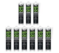 Bond It Wp100 Premium Neutral Cure Oxime Silicone Sealant Eu3, 9X Translucent, 285Ml - Mould-Resistant - Flexible Building Sealant