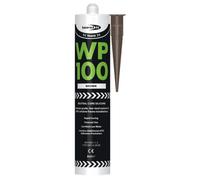Bond it Wp100 Silicone Sealant Seal Rapid Cure Mastic External Door Windows - Brown Eu3