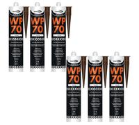 Bond It Wp70 Neutral Cure Oxime Silicone Sealant - 6X Toffee, 285Ml - Flexible - Weatherproof Building Sealant