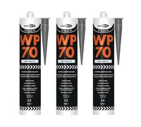 Bond it WP70 Oxime Silicone Sealant, Anthracite, 310ml, Pack of 3