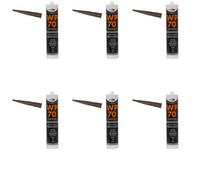 Bond It Wp70 Silicone Sealant Low Modulus Neutral Cure Brown (Pack Of 6)