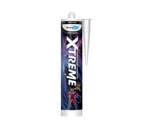 Bond It Xtreme Anti Mould Sanitary Silicone Sealant Kitchen Shower Bathroom - Grey, 310Ml