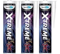 Bond It Xtreme White Anti-Mould Silicone Sealant Eu3 Cartridge 310Ml Bdsanxwh(N) (Pack Of 3)