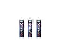 Bond It Xtreme White Anti-Mould Silicone Sealant EU3 Cartridge 310ml BDSANXWH (Pack of 3)