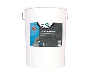 Bond ItTanking Slurry Grey 20Kg With Mixing Bucket Tub Waterproofer Damp Proofing Masonry Cement cementitious waterproof coating designed for use below and above, retaining walls, and tanks.