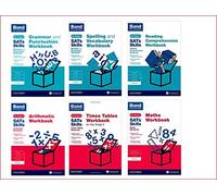 Bond SATs Skills 8-9 years Year 4, 6 book collection set Maths & English (Grammar & Punctuation, Spelling, Reading, Arithmetic, Times Tables, Maths)