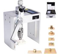 Bond Strength Tester, 10KN Intelligent Paint Pull Off Force Tester with 14 Test Blocks for Adhesion Strength Testing, Precision Adhesion Measurement Device