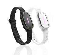 BOND TOUCH 4 Bracelet - Long-Distance Relationship Touch Bracelet for Couples, Friends and Families to Feel Connected (2 Units) (Black/White)