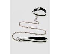 Bondage Boutique Glow-in-the-Dark Collar and Lead - Black Black