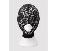 Bondage Boutique Lace Open Mouth Hood - Black Black