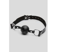 Bondage Boutique Open Wide XL Breathable Ball Gag - Black Black
