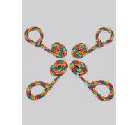 Bondage Boutique Rainbow Soft Rope Restraints - Rainbow Rainbow