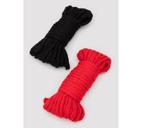 Bondage Boutique Soft Bondage Rope 10 Metre (2 Pack) - Black Black