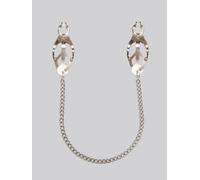 Bondage Boutique Squeeze and Tease Nipple Clamps - Silver Silver