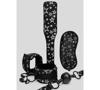 Bondage Boutique Stars Bedroom Bondage Kit (4 Piece) - Black Black