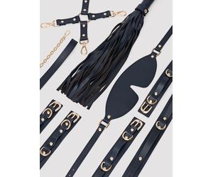 Bondage Couture Luxury BDSM Role Play 6 Piece Kit - Blue Blue