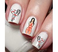 Bondage Fetish BDSM Shibari Nail Art Decal Sticker