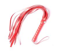 Bondage Flogger Sex Whip Short Whip Erotic Toys for Adults Game Sexy Costumes Sexy Pu Leather Fetish Spanking Cosplay Performance Props Red One Size