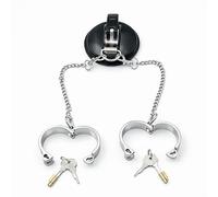 Bondage Handcuffs Set for Couples, Wrist Restraints with Suction Cup for Bedroom Play, Beginner to Advanced SM Bondage Gear for Erotic Role Play and Control