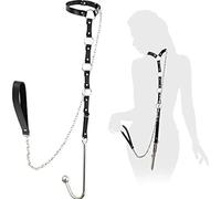Bondage Includes Anal Plug Erotic Collar Anal Hook Bondage BDSM Restraint Restraints Sex Toys Pairs Extreme Dog Slave Iron Chain SM Fetish Toy for Couple