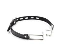 Bondage Leather Nose Hook Collar Adjustable BDSM Fetish Open Mouth Gag Slave Adult Games Erotic Products Sex Toys Sex Shop Black One Size