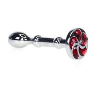 Bondage Masters Butt Plug Metal Tunnel with Removable End,
