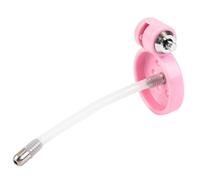 Bondage Masters Chastity Cage, 5 Rings Included, Removable Urethral Tube