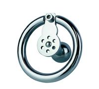 Bondage Masters Chastity Cage Male Chastity Device Surgical Grade Stainless Steel, Removable Urethral Tube, Sperm Stopper Ball