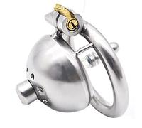 Bondage Masters Chastity Cage Male Chastity Device, Ultra Short Cage & Urethral Tube