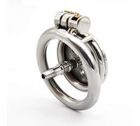 Bondage Masters Chastity Cage Nano Micro Chastity Device, Removable Urethral Tube Ultra Small CB Device