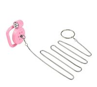 Bondage Masters Chastity Device, 5 Rings Included, Removable Leading Or Tethering Chain