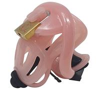 Bondage Masters Chastity Device, Cbt Electro Sex E-Stim, Removable Urethral Tube Pink