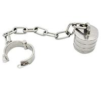 Bondage Masters Cock & Ball Weight Cbt Balls Stretcher Chain with Weight, 22oz