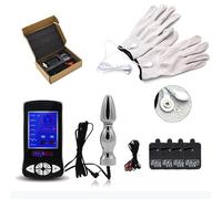 Bondage Masters E Stim Electro Sex Mitts, Butt/Vaginal Plug, Electro Patches