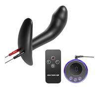 Bondage Masters E Stim Electro Sex Prostate Massager Butt Plug,Remote Control & Rechargable