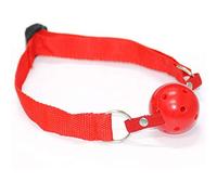 Bondage Masters Economy Line Ball Gag, Slave Sub Mouth Gag, Red