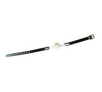 Bondage Masters Fantasy and Fetish Silicone Ball Gag Slave Sub Gag, White